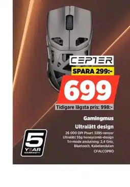 Power Cepter Gamingmus erbjuda