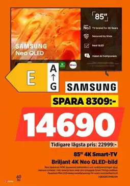 Power Samsung 85" 4K Smart-TV erbjuda