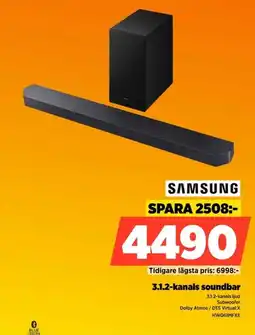 Power Samsung 3.1.2-kanals soundbar erbjuda