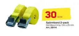 Byggmax Spännband 2-pack erbjuda
