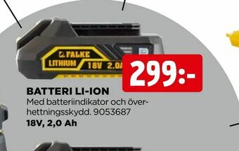 Jem&Fix Batteri li-ion erbjuda