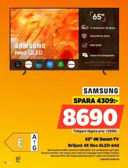 Power Samsung 65" 4K Smart-TV erbjuda