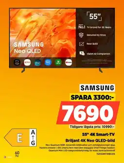 Power Samsung 55" 4K Smart-TV erbjuda