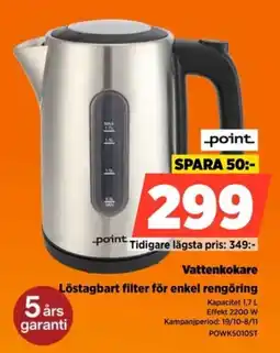 Power Point vattenkokare erbjuda