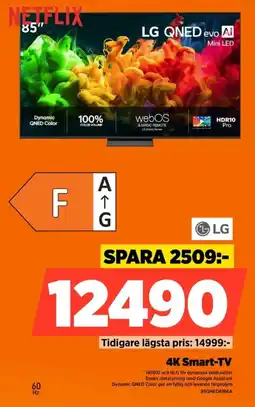 Power LG 4K Smart-TV erbjuda