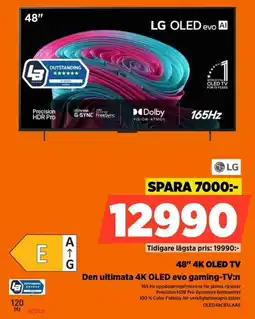 Power LG 48" 4K OLED TV erbjuda