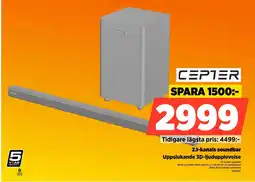 Power Cepter 2.1-kanals soundbar erbjuda