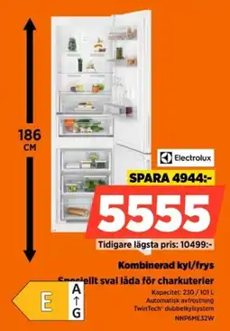 Power Electrolux Kombinerad kyl/frys erbjuda