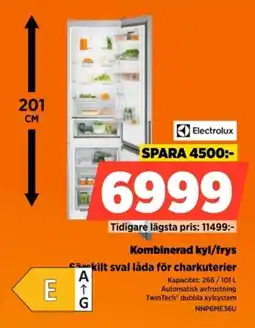 Power Electrolux kombinerad kyl/frys erbjuda