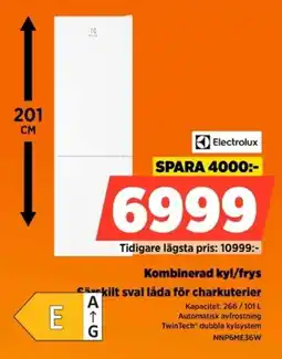 Power Electrolux Kombinerad kyl/frys erbjuda