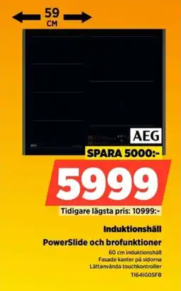 Power AEG induktionshäll erbjuda
