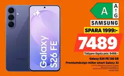 Power Samsung galaxy s26 fe erbjuda