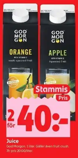 ICA Kvantum God Morgen juice erbjuda