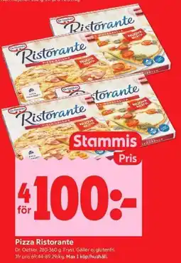 ICA Kvantum Dr Oetker Pizza Ristorante erbjuda