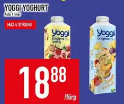 Matdax Yoggi yoghurt erbjuda