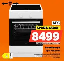 Power Aeg induktionsspis fyra kokzoner erbjuda