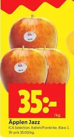ICA Kvantum Äpplen Jazz erbjuda