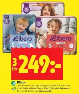 ICA Kvantum Libero comfort up&go erbjuda