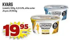 Matdax Lindahls protein kvarg erbjuda