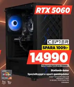 Power Cepter specialbyggd e-sport-gamingdator erbjuda