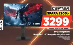 Power Cepter 27" gamingskärm erbjuda