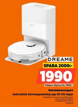 Power Dreame robotdammsugare erbjuda