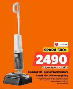 Power Roborock sladdlös våt- och torrdammsugare erbjuda