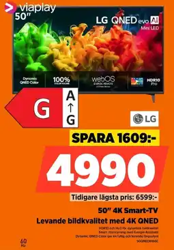 Power LG 50" 4K Smart-TV erbjuda