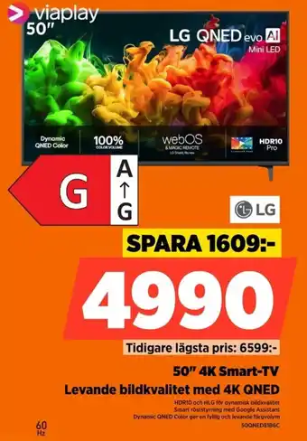 Power LG 50" 4K Smart-TV erbjuda