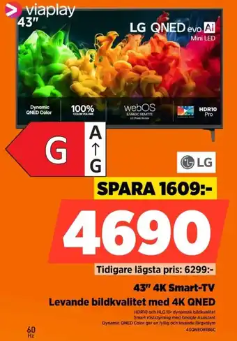 Power LG 43" 4K Smart-TV erbjuda