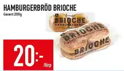 Matdax Garant hamburgerbröd brioche erbjuda