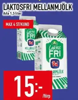 Matdax Arla laktosfri mellanmjölk erbjuda