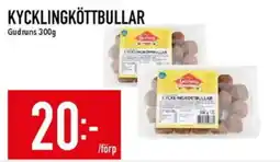 Matdax Gudruns kycklingköttbullar erbjuda