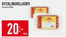Matdax Gudruns kycklinggrillkorv erbjuda
