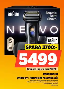 Power Braun rakapparat erbjuda