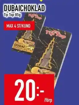 Matdax Tip Top dubaichoklad erbjuda