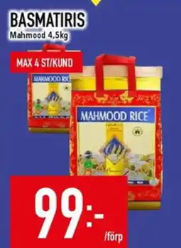 Matdax Mahmood basmatiris erbjuda
