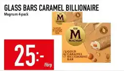 Matdax Magnum glass bars caramel billionaire erbjuda