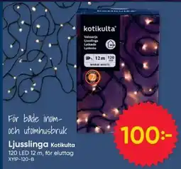 DollarStore Kotikulta ljusslinga erbjuda