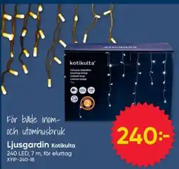 DollarStore Kotikulta ljusgardin erbjuda
