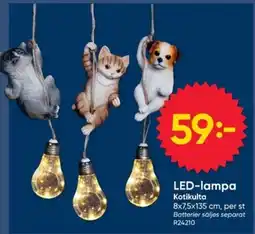 DollarStore Kotikulta LED-lampa erbjuda