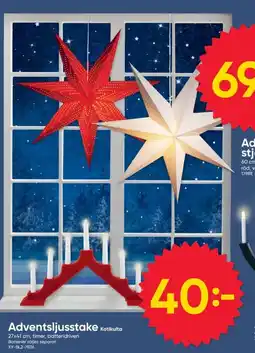 DollarStore Kotikulta Adventsljusstake erbjuda