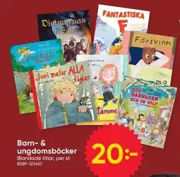 DollarStore Barn- & ungdomsböcker erbjuda