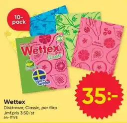 DollarStore Wettex disktrasor classic erbjuda