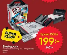 DollarStore Tech Deck Skatepark erbjuda