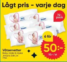 DollarStore Bae vatservetter erbjuda
