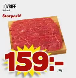 Din Mat Lövbiff erbjuda
