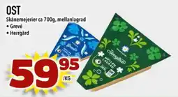 Din Mat Ost Skånemejerier erbjuda