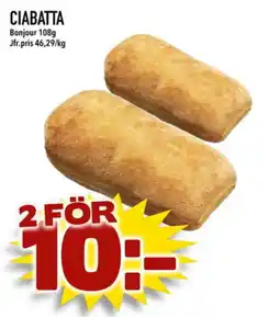 Din Mat Ciabatta erbjuda