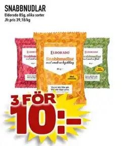 Din Mat Eldorado snabbnudlar erbjuda